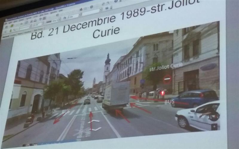 Atenţie şoferi! Banda pentru autobuze desfiinţează parcările între Someșul și Piața Unirii 