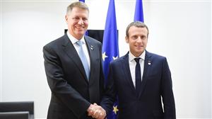 Preşedintele Franţei se află în vizită în România. Va avea conferinţă comună cu Iohannis