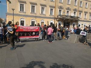 Marș al veganilor la Cluj. 