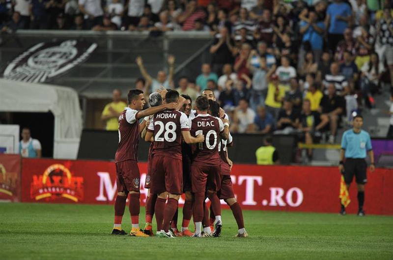 CFR își consolidează prima poziție. A învins ”lanterna roșie” cu 2-0