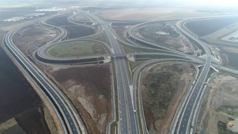 Cel mai spectaculos nod rutier din România este lângă Cluj FOTO/VIDEO