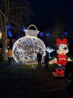 A fost inaugurat Târgul de Crăciun din Floreşti. Are patinoar cu nocturnă FOTO