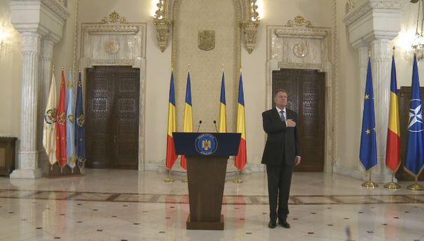 Iohannis, la recepţia de Ziua Naţională: De teama justiţiei, unii inventează scenarii despre un altfel de stat