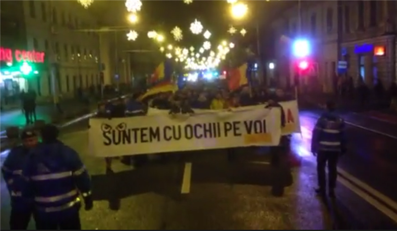 Protest la Cluj: 