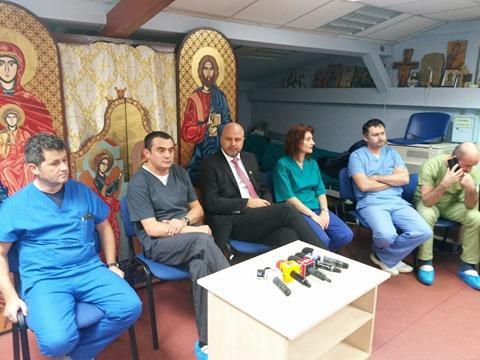 Replica Institutului de Urologie către senatorul UDMR Laszlo Attila. 