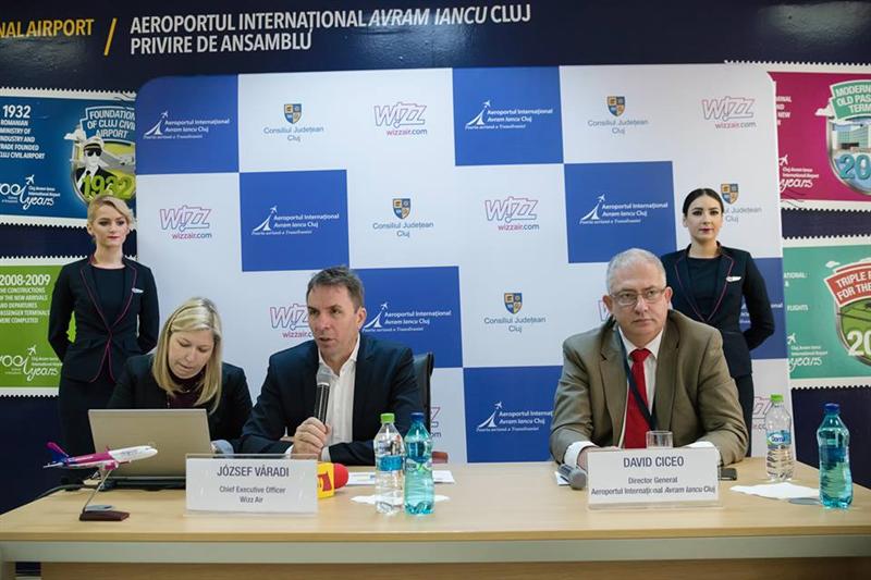  34 de rute Wizz Air de pe Aeroportul Cluj. 2018 vine cu o nouă destinaţie de vacanţă FOTO