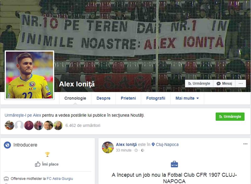 Transferul iernii in Liga l este făcut de CFR Cluj