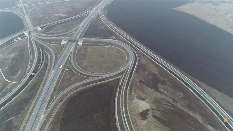 Noi IMAGINI cu cel mai spectaculos nod rutier din România. Este lângă Cluj VIDEO