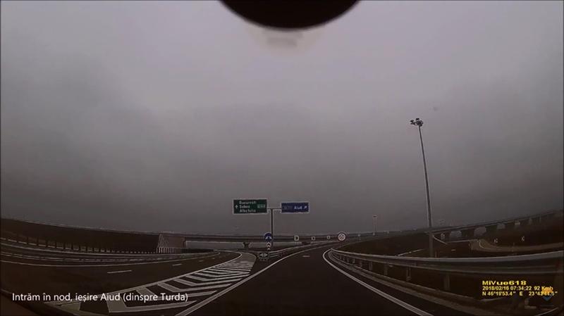 VIDEO Test drive pe autostradă. De la Turda la Aiud 