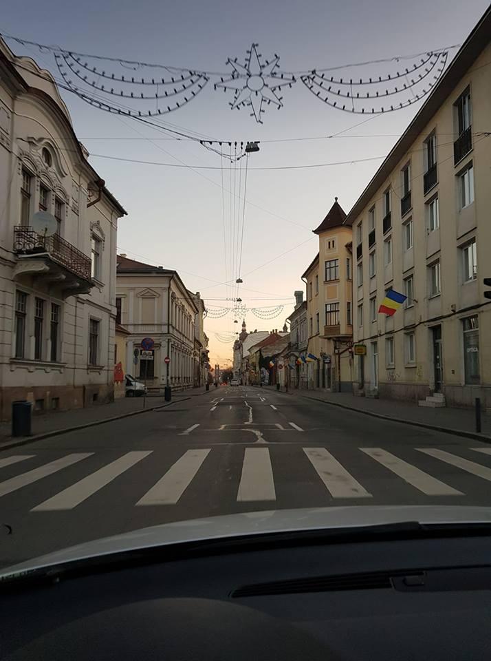 Clujul pustiu într-o vineri dimineaţa! 