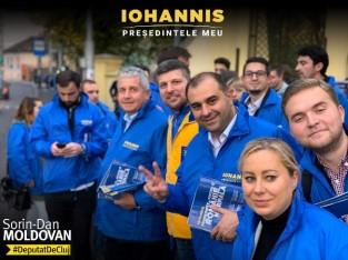 Deputat Sorin-Dan Moldovan : "Am ales să explic oamenilor importanța realegerii președintelui Klaus IOHANNIS"