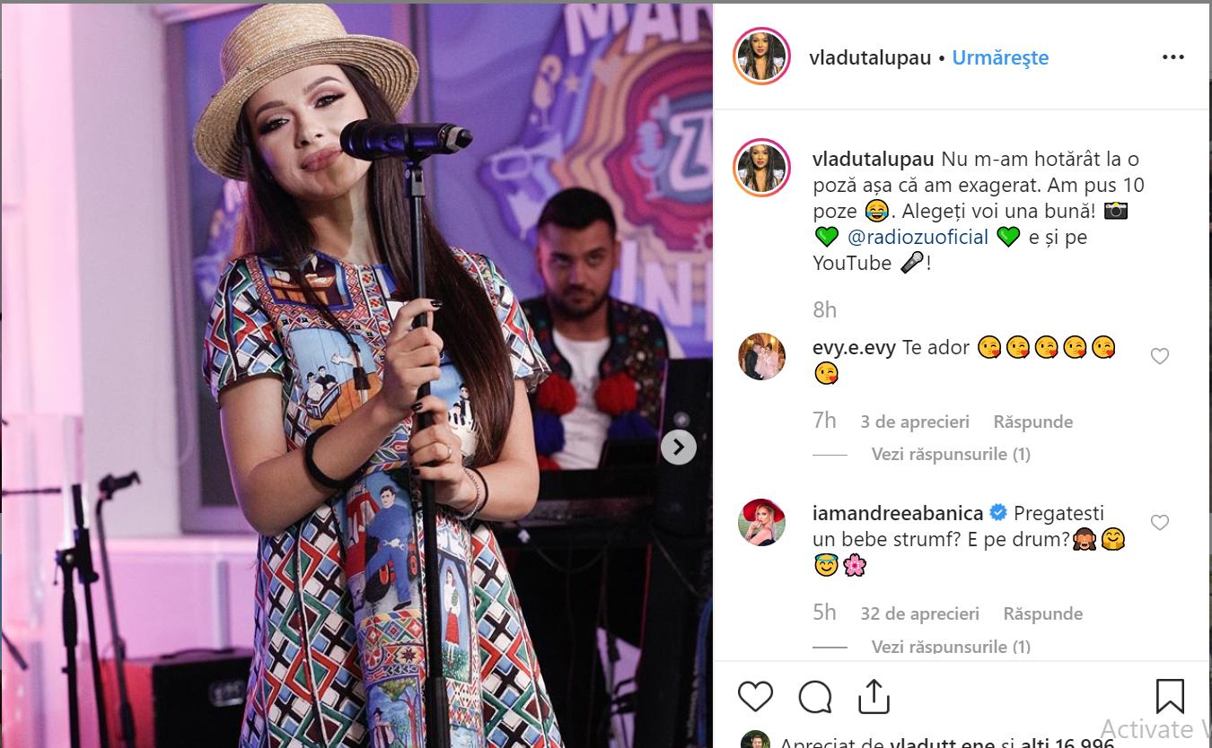 Fanii Vlăduţei Lupău îşi pun întrebări. E gravidă îndrăgita artistă?