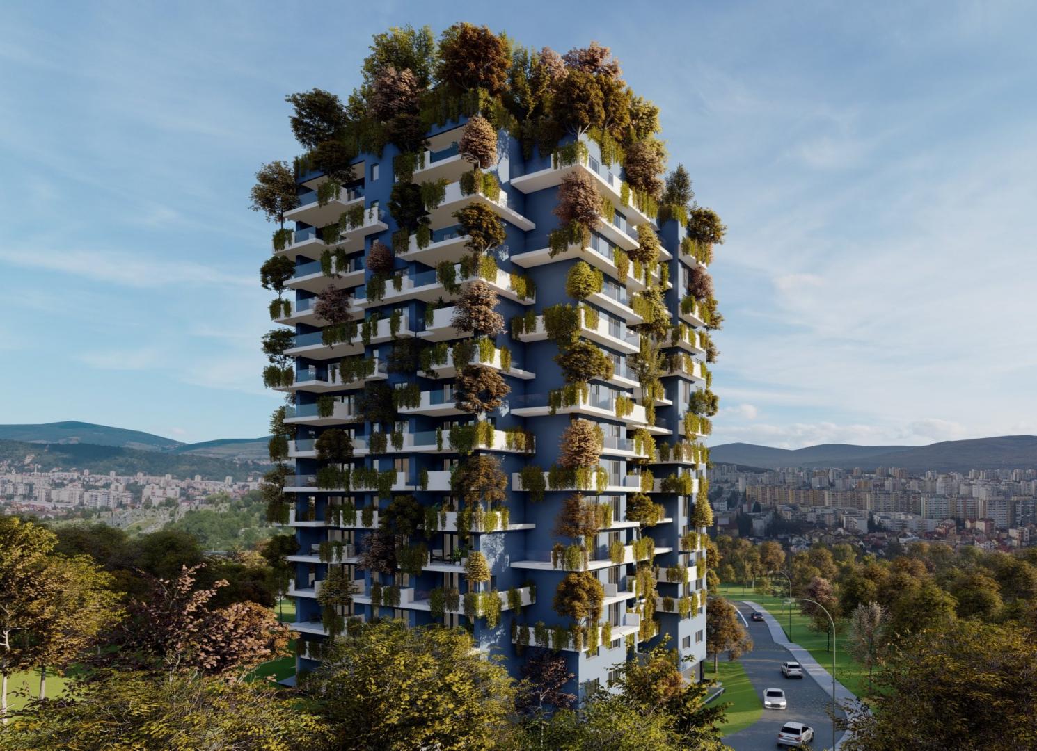 Pădurile verticale, viitorul arhitecturii urbane şi prietenul sănătăţii mentale. Investeşte într-o astfel de locuinţă la Cluj-Napoca