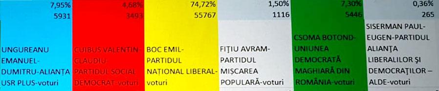 Emil Boc nu a avut adversar în cursa pentru Primăria Cluj-Napoca. A înregistrat peste 74% din voturi