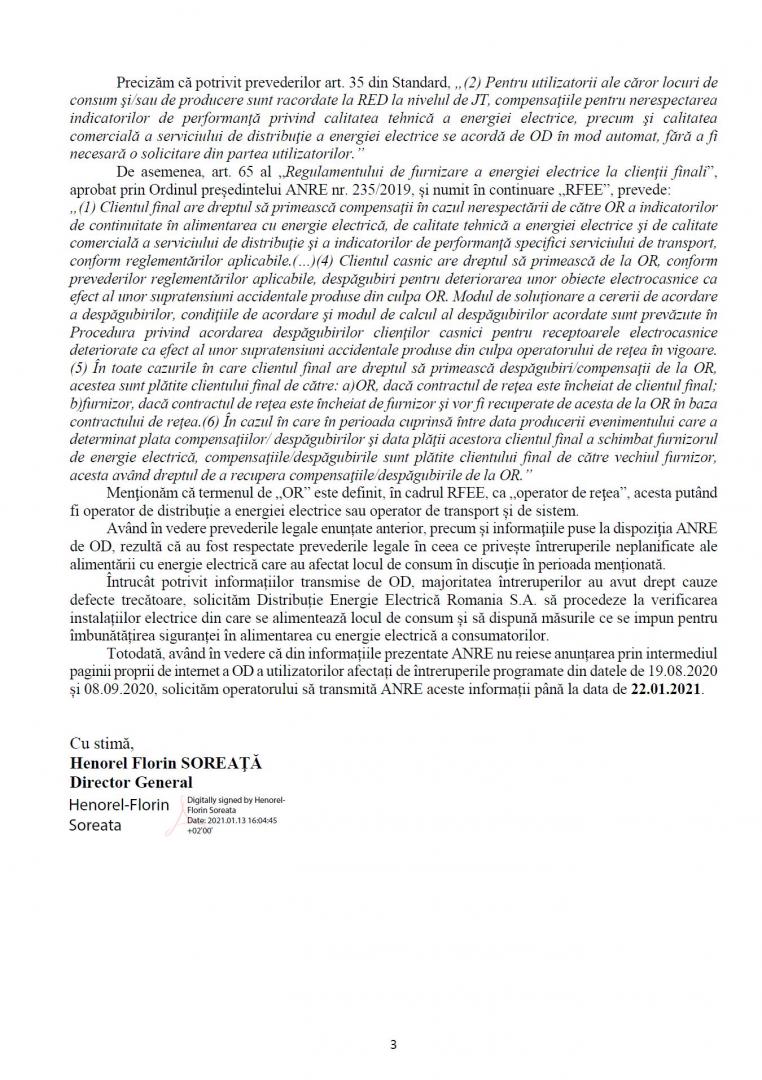 Răspunsul ANRE legat de întreruperile dese de electricitate din Apahida. Ce soluții are Primarul
