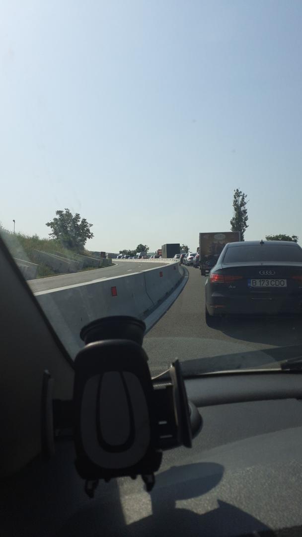Cluj - Turda, blocat. Nu e accident, doar lucrări la drum...