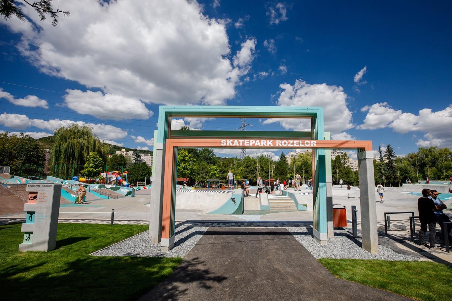 Noua față a skatepark-ului din Rozelor. Modernizarea zonei de agrement a costat peste 3 milioane de lei