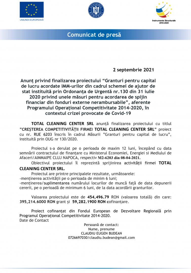 COMUNICAT DE PRESA (P)