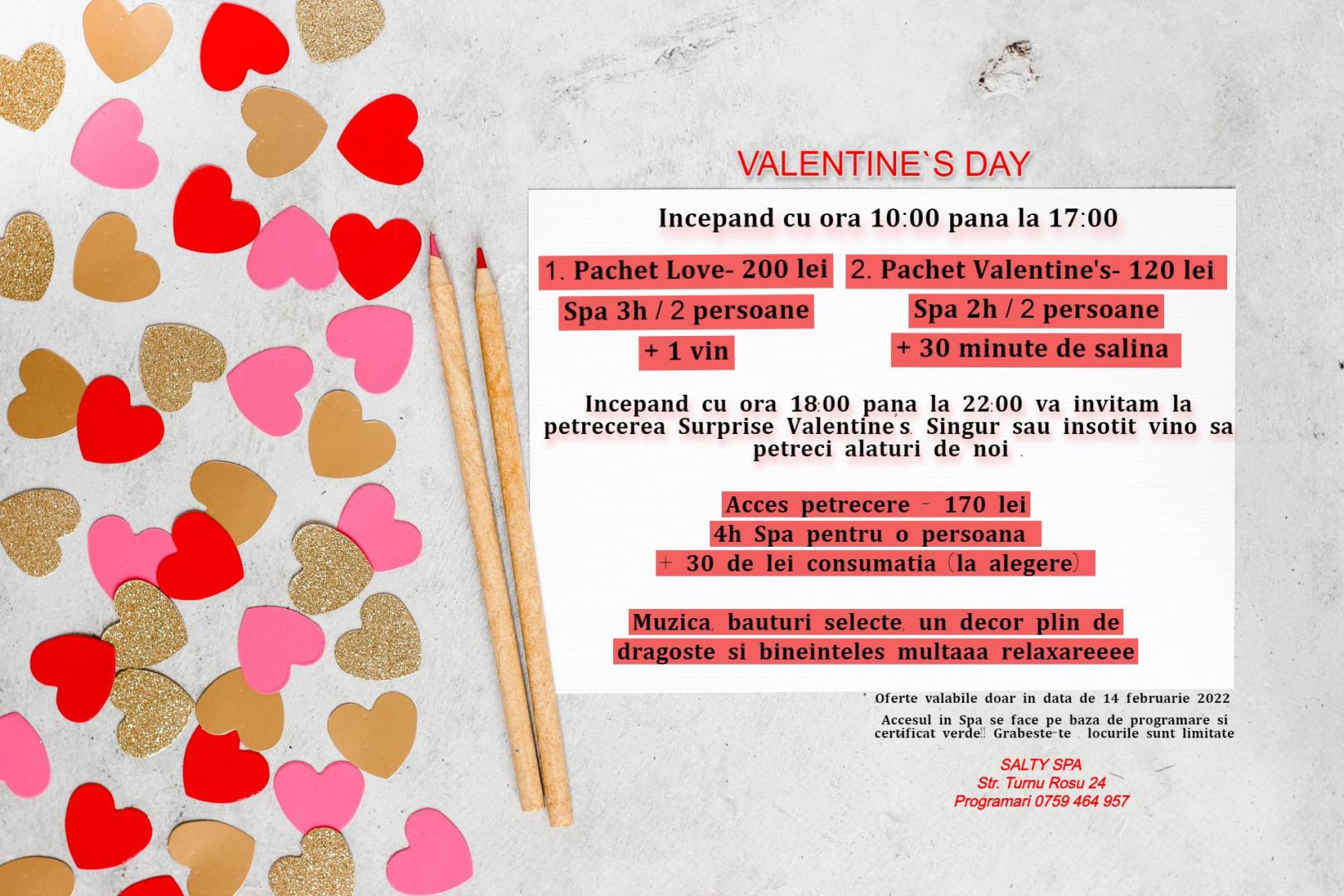 Valentine's Day la Cluj-Napoca. Cină de 600 de lei, relaxare la spa sau sus pe Cetățuie