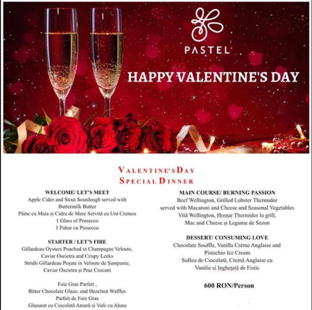 Valentine's Day la Cluj-Napoca. Cină de 600 de lei, relaxare la spa sau sus pe Cetățuie