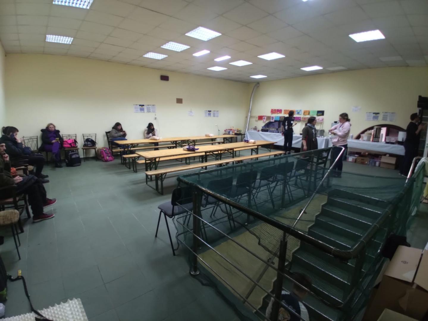 Centru de tranzit pentru refugiați în gara din Cluj-Napoca