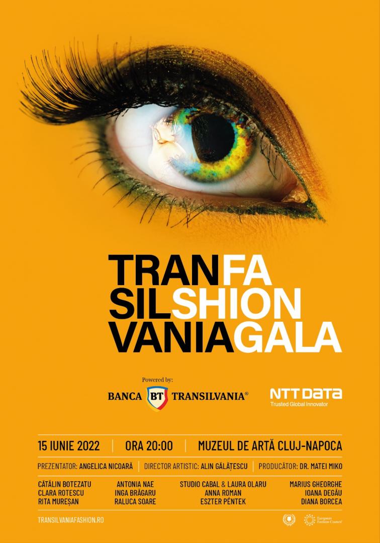 Gala Transilvania Fashion. Modelele vor defila în ținute de la Botezatu și mulți alții la Cluj-Napoca pe 15 iunie la Muzeul de Artă - Palatul Bánffy