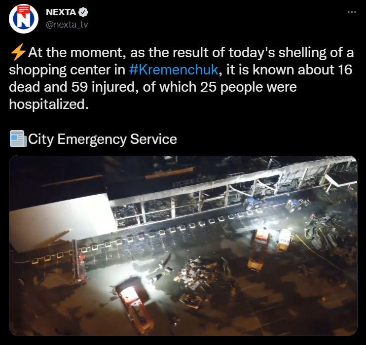 Imagini de coșmar după atacul rusesc de la centrul comercial din Ucraina. Zelenski: "Am cerut SUA să recunoască Rusia ca stat ce sponsorizează te