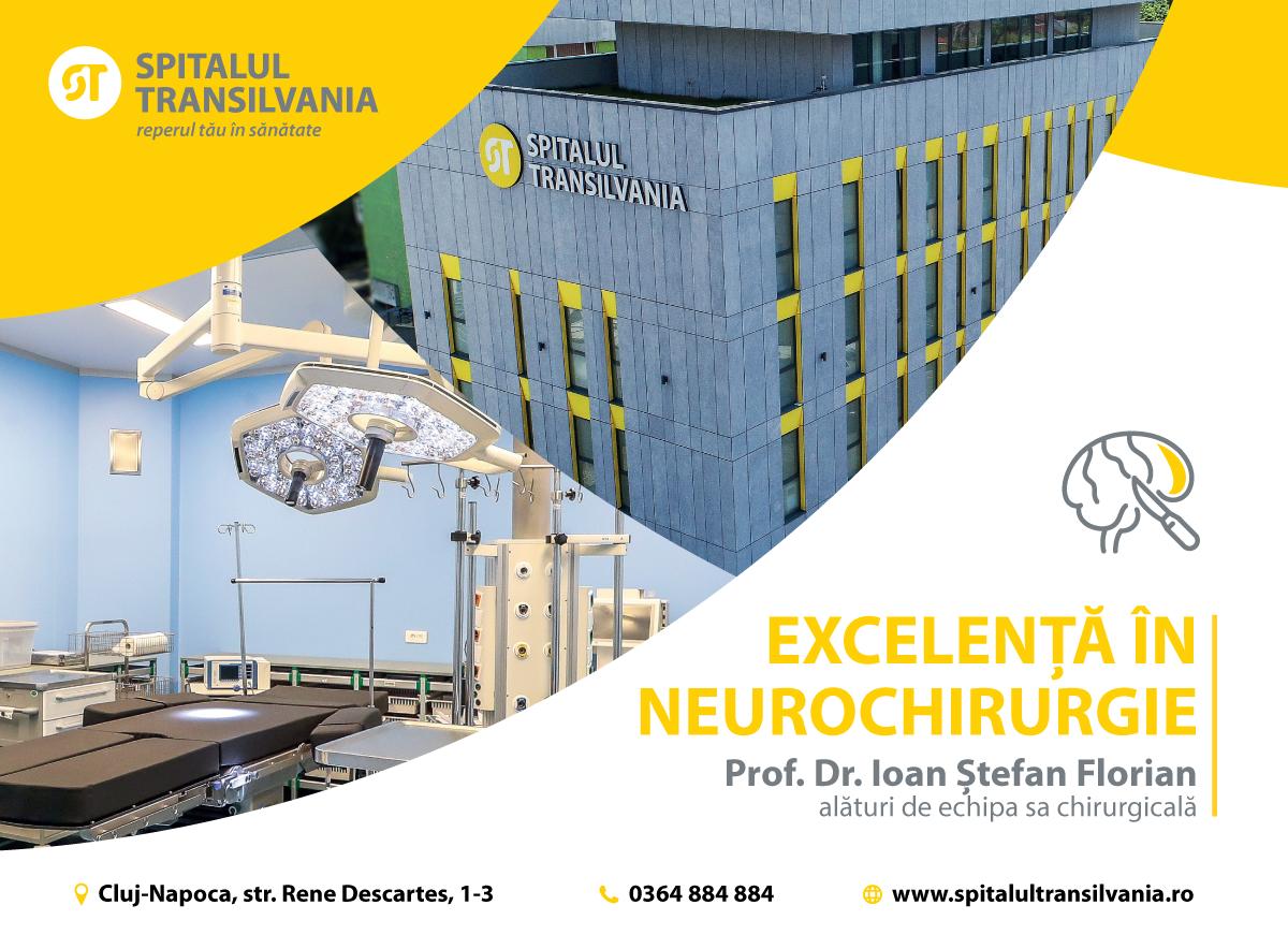 S-a deschis Spitalul Transilvania. Profesorul dr. Ștefan Florian și echipa sa vor efectua intervenții neurochirurgicale
