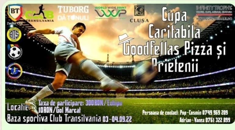 Turneu caritabil de fotbal la Cluj-Napoca. Banii vor merge la o casă de copii și la oncologie pediatrică