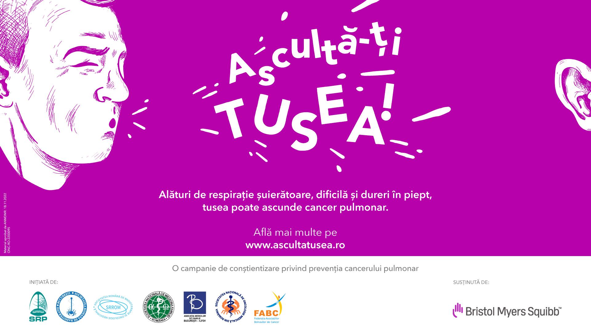 Ascultă-ți tusea! 3 din 4 pacienți se prezintă extrem de târziu la medic și sunt diagnosticați în stadii avansate de cancer bronhopulmonar