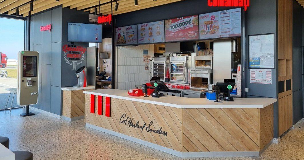 KFC direct de la benzinărie. Cum arată restaurantele de 400.000 de euro din peco