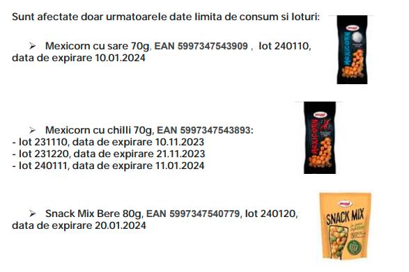 ALERTĂ ALIMENTARĂ! Mai multe produse toxice au fost retrase din magazinele Auchan, inclusiv în Cluj.