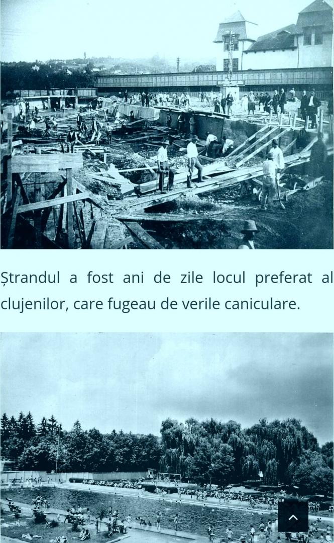 Imagine inedită cu fostul ștrand municipal