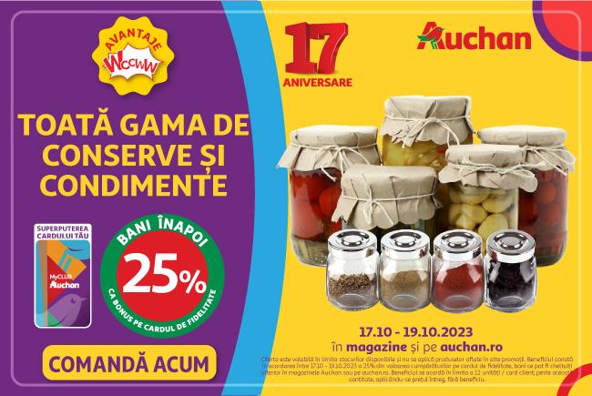 Descoperă valurile de oferte aniversare din hipermarketul Auchan! 