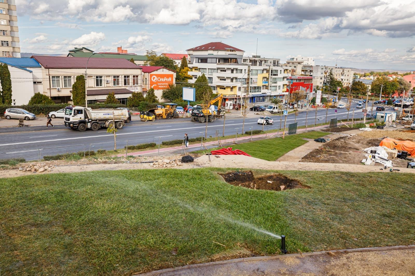 Cum avansează lucrările în două parcuri din Cluj-Napoca, promise până la sfârșitul anului