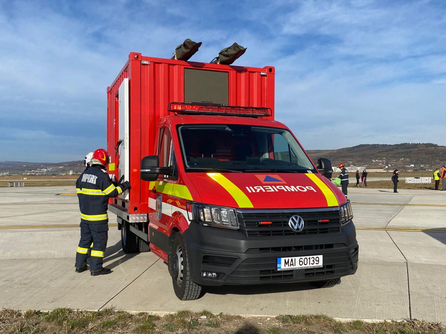 Simulare de accident aviatic pe Aeroportul Internațional "Avram Iancu" din Cluj cu zeci de răniți și morți. Peste 800 de oameni, implicați
