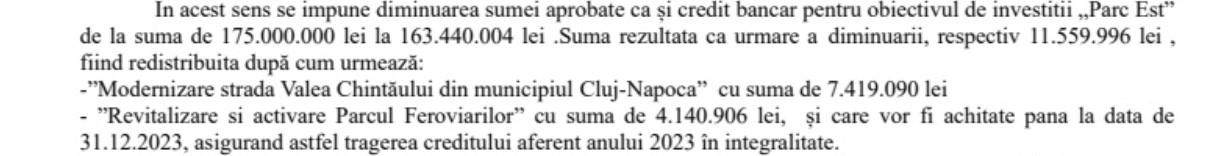 Expropri pentru Parcul Est, cu 11.6 milioane de lei mai puțin