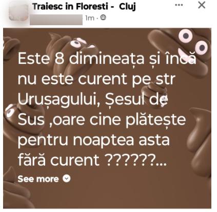Crăciun, la lumânare în Floreşti. Al 2-lea an la rând / "Pe 23 nu am avut nici apă, nici curent"