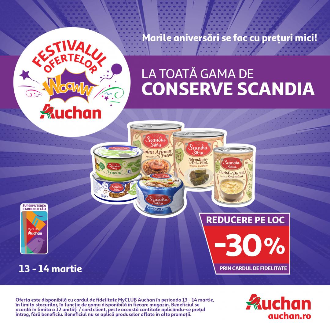 La Festivalul Ofertelor Woww la Auchan, ai reduceri de până la 50% la sute și sute de produse. Descoperă ofertele zilei! 