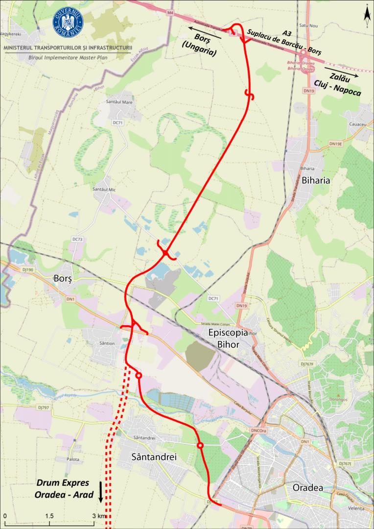 Cum arată drumul expres dintre centura Oradea și A3. Se deschide în câteva zile