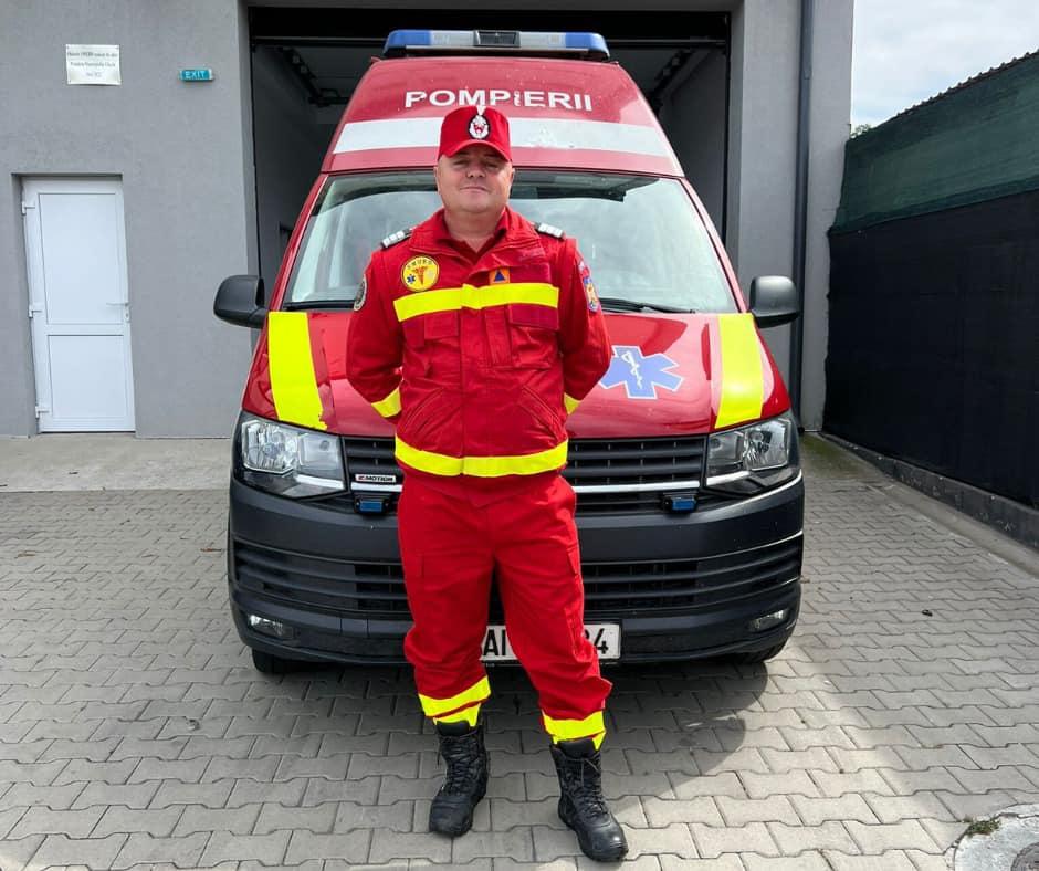 Un comandant de echipaj la SMURD a salvat o viaţă în timpul liber / Manevre de resuscitare + "Dumnezeu a vrut să fiu astăzi aici"