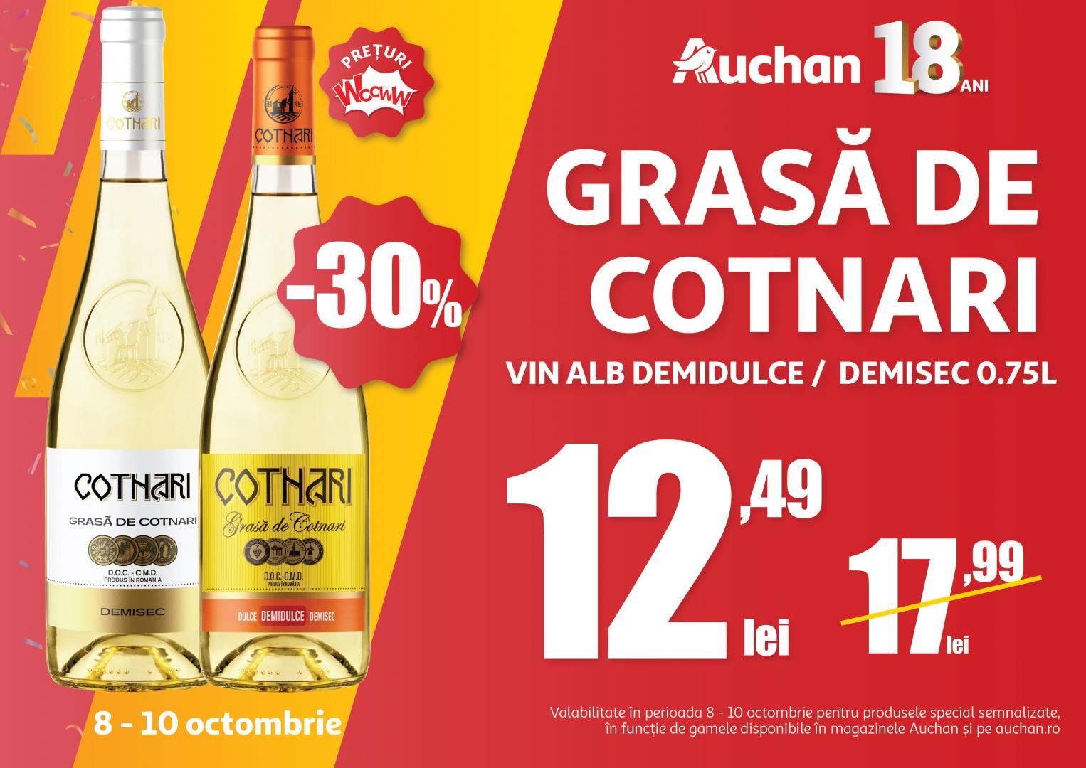 Auchan sărbătorește majoratul cu peste 1.000 de oferte și reduceri de neratat. Iată ofertele săptămânii! 