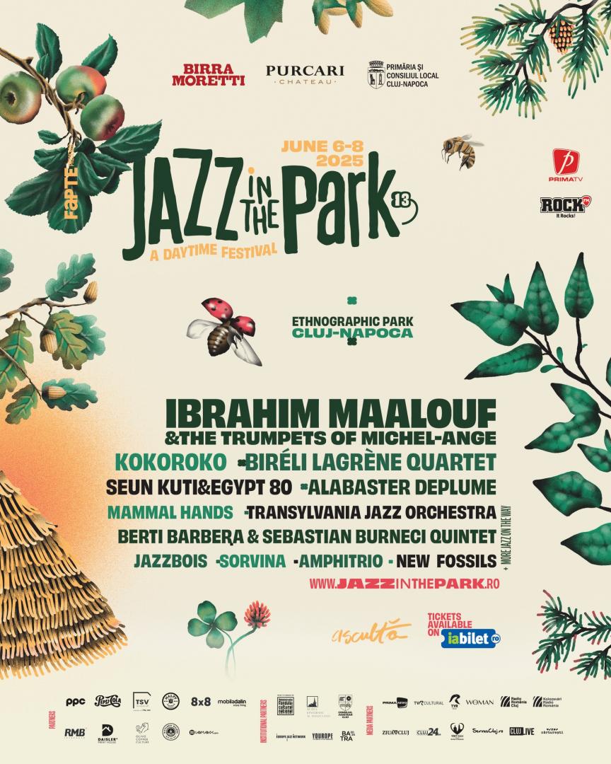Un nou val de artiști confirmați la Jazz in the Park 2025