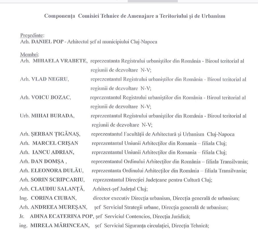 Comisie nouă la urbanism Cluj-Napoca, din martie. CINE va decide cum se va dezvolta Clujul în următorii 4 ani