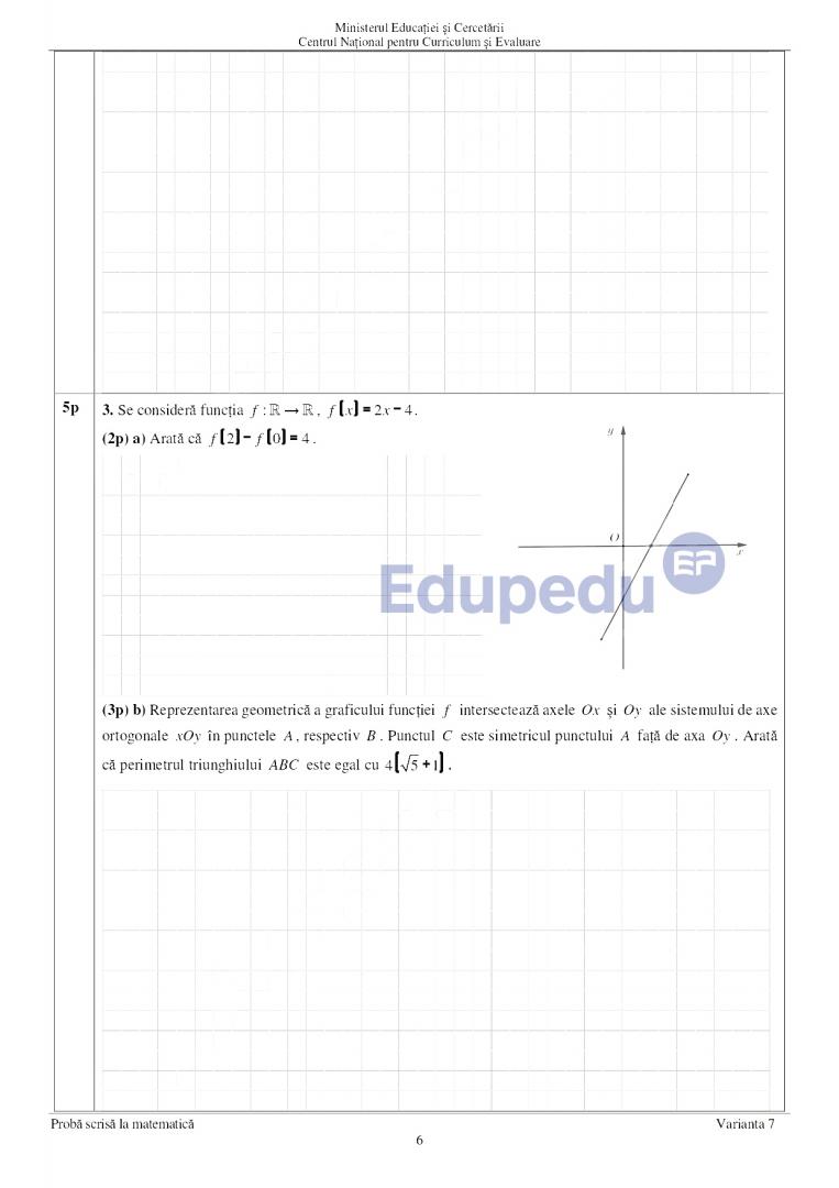Evaluarea Națională 2025. Elevii susțin proba de Matematică/ SUBIECTELE și BAREMUL în funcție de profil