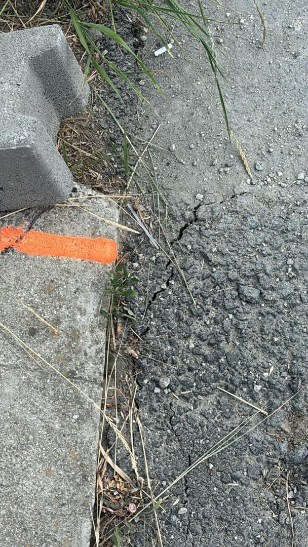 Noi probleme pe strada Uliului. Pământul pare că o ia din nou la vale