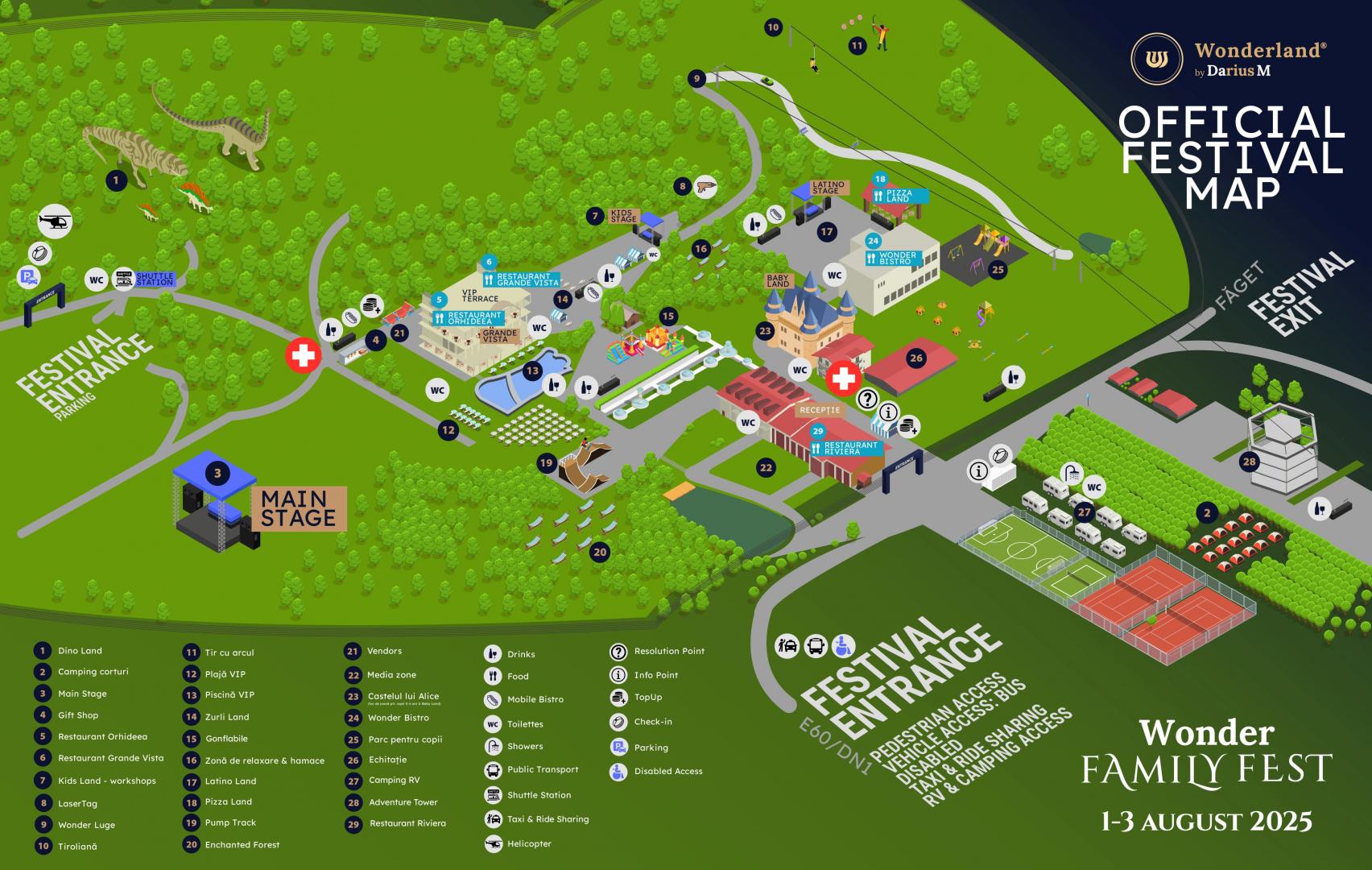 Mai sunt 3 zile până la Wonder Family Fest, cel mai mare festival de familii din România. Tot ce trebuie să știi despre activități, acces la festival,
