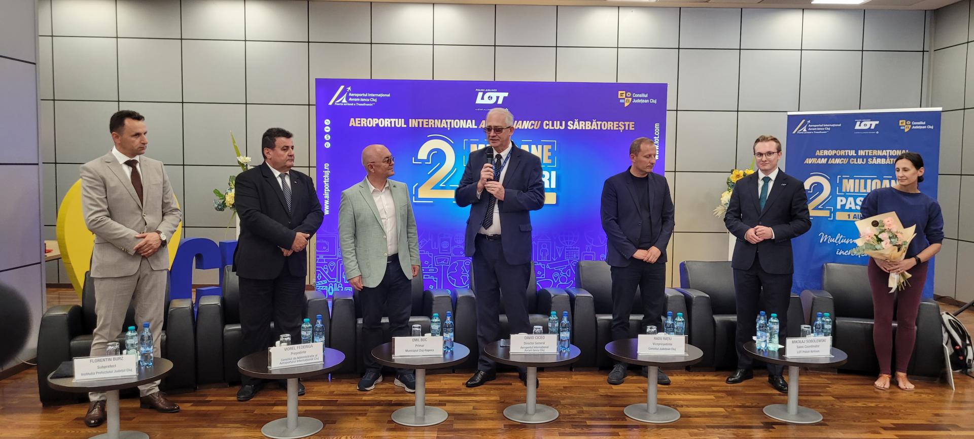 O tânără din SUA, pasagerul cu numărul 2.000.000 pe Aeroportul din Cluj în 2025