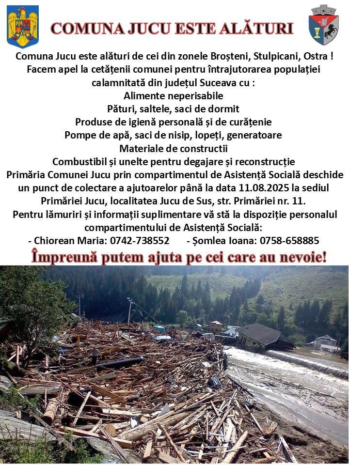 Clujenii se mobilizează pentru sinistrații din Suceava. Cum și unde se poate dona