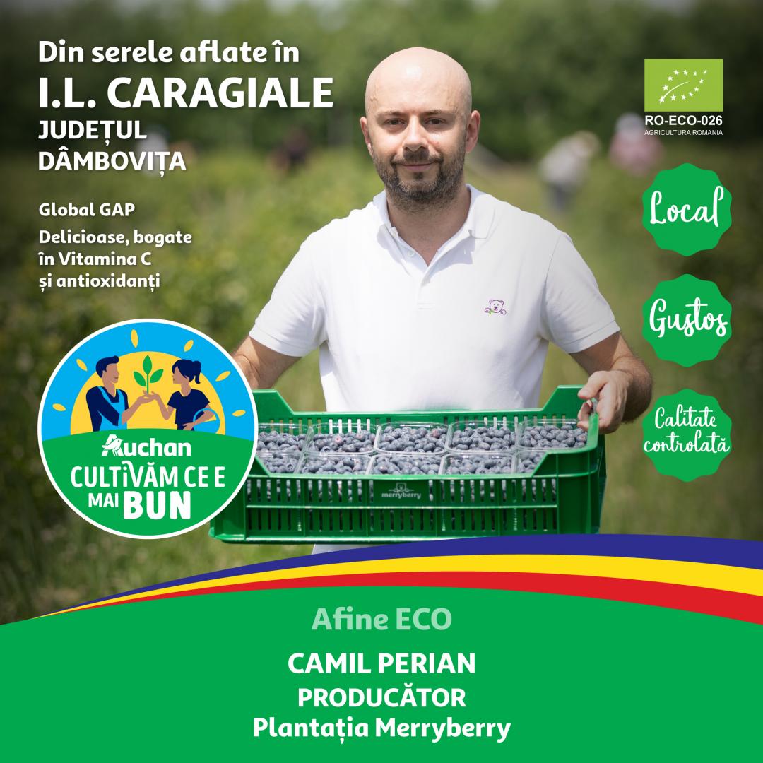 Savurează gustul verii cu fructe și legume gustoase românești, direct din filierele Auchan, acum în magazine